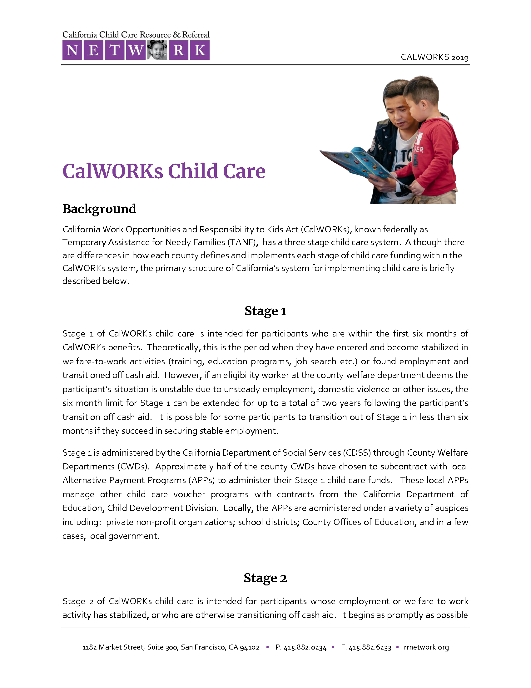 CalWorks Child Care